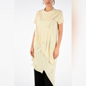 𝅺RICK Owens Drkshdw Swirl tshirt in Natural color size S BNWT